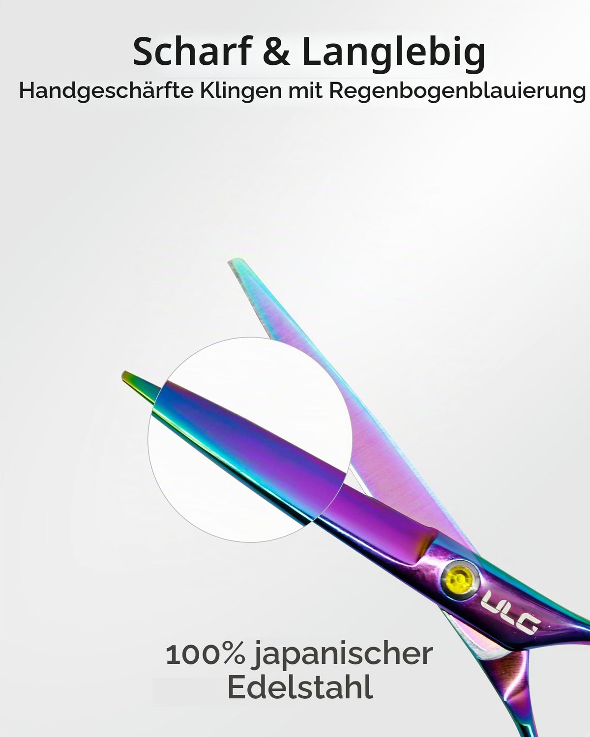 Haarschere Scharfe Friseurschere ULG 6.5 Zoll Präziser Schnitt Haarschnitt japanischer rostfrei edelstahl Rasiermesserscharf Effilierscheren