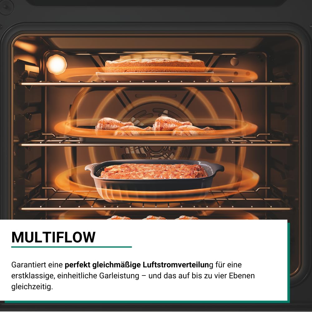 Bauknecht BBA285HU1I Einbau-Backofen, 71 l