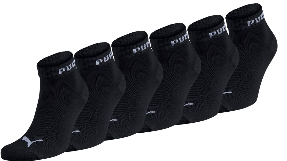 PUMA Unisex Sportsocken Quarter 6er Pack – Statement Edition, kurze Socken für Sport & Alltag, Damen & Herren
