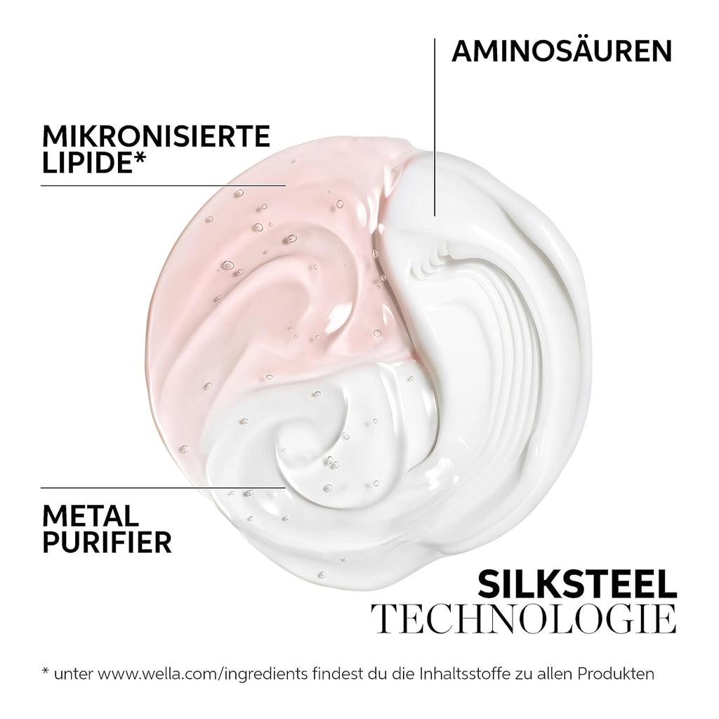 Wella Professionals – Wella Fusion Intense Repair Shampoo – Tiefenreinigungsshampoo – Haarpflege für kaputtes Haar – Haarshampoo für bessere Kämmbarkeit – 1 L
