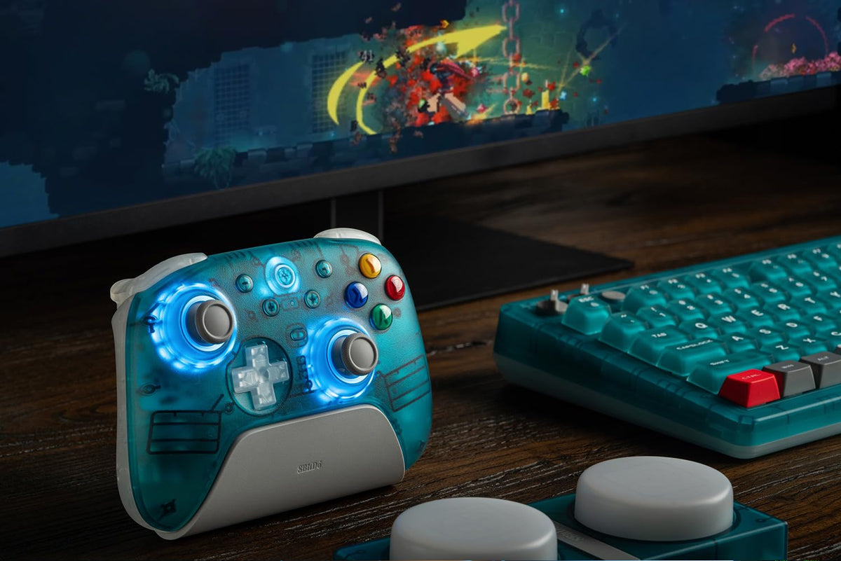 8Bitdo Ultimate 2 Wireless Controller for Windows & Android, Gaming Controller with TMR Joysticks, Switchable Hall Effect/Tactile Triggers, RGB Fire Ring, 8Speed Tech - WUCHANG: Fallen Feathers