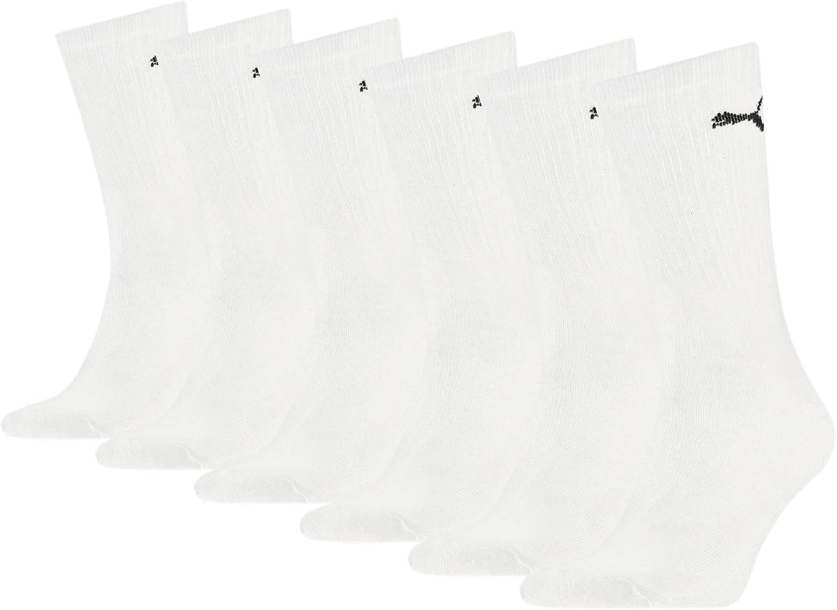 Puma Unisex Sportsocken Cush Crew 6er Pack