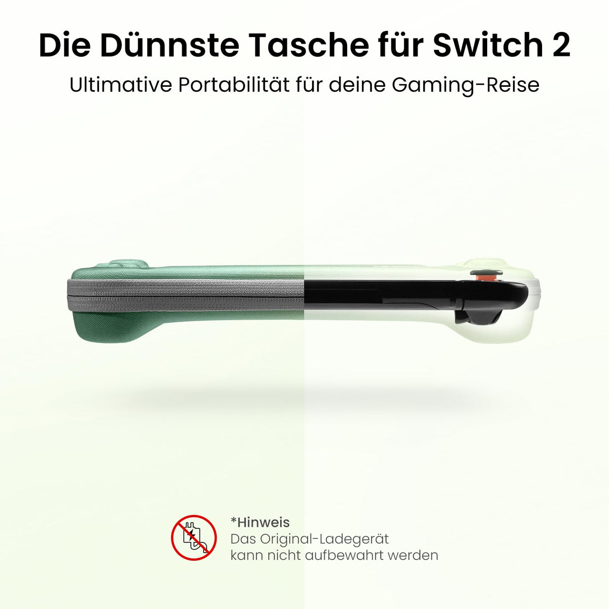 tomtoc Slim Tasche für Nintendo Switch 2, Schutz nach Militärstandard