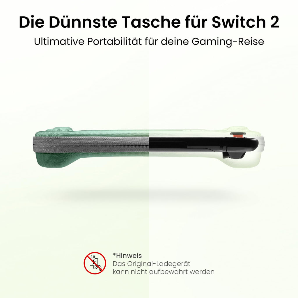 tomtoc Slim Tasche für Nintendo Switch 2, Schutz nach Militärstandard