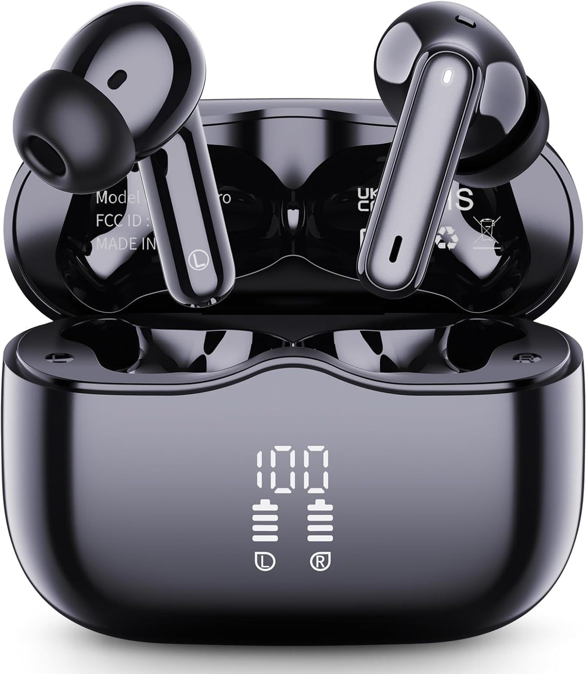 Bluetooth Kopfhörer, Kopfhörer Kabellos Bluetooth 5.4, Tiefer Bass Ohrhörer