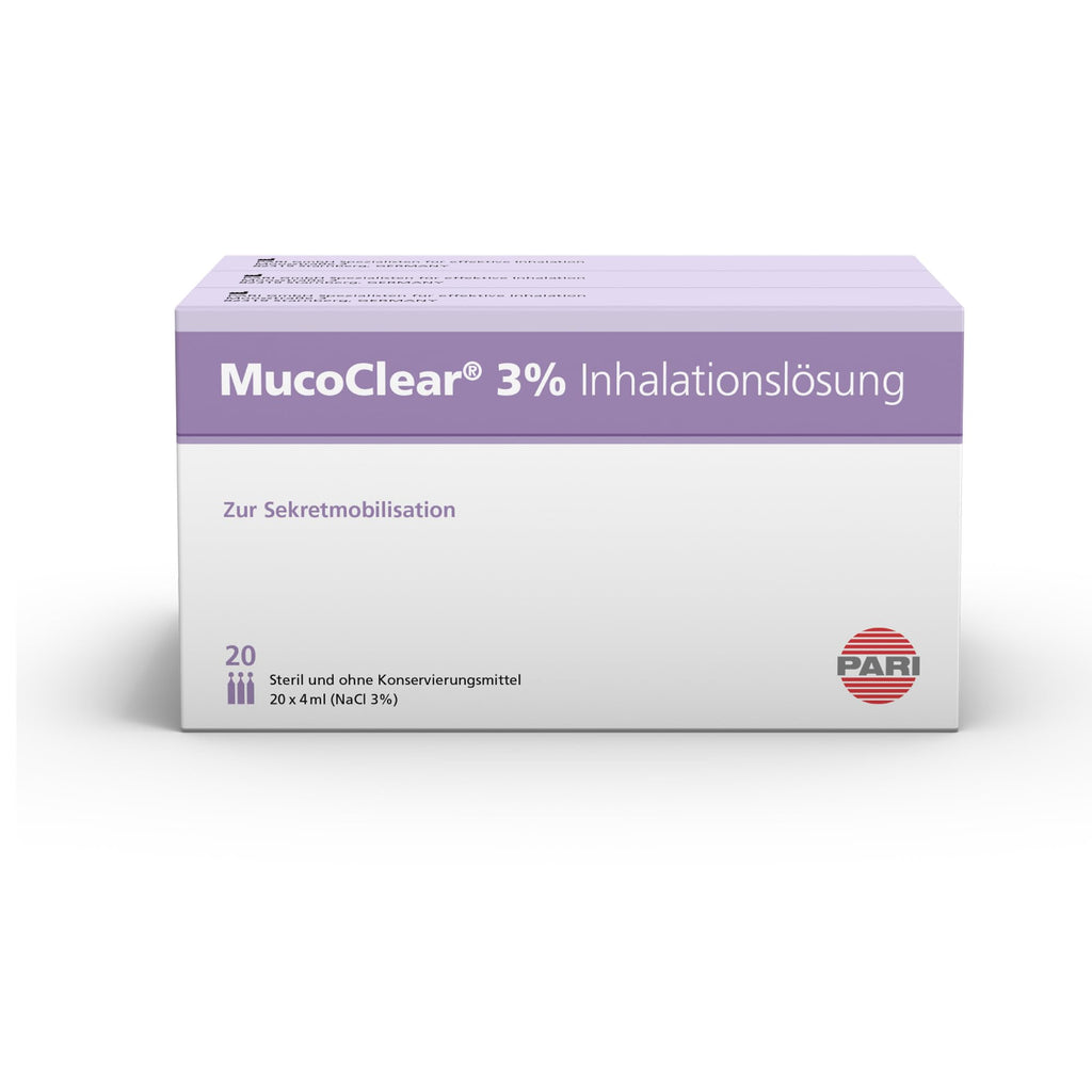 PARI NaCl 0,9% Inhalationslösung - isoton (0,9% Kochsalz),60 x 2,5 ml