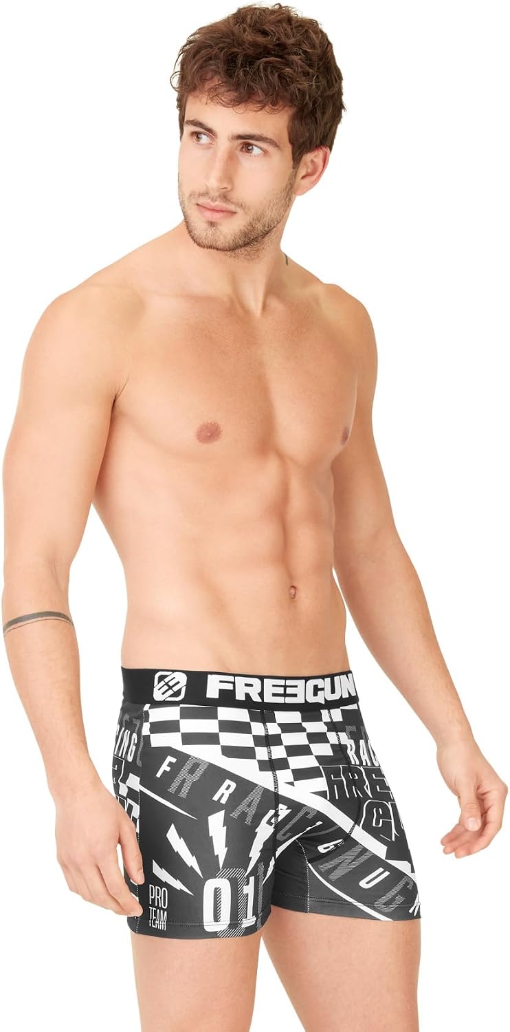 Freegun Pack Surprise Boxer Homme, Calecon Modèle Aléatoire, Confortable et Agréable (Lot de 5)