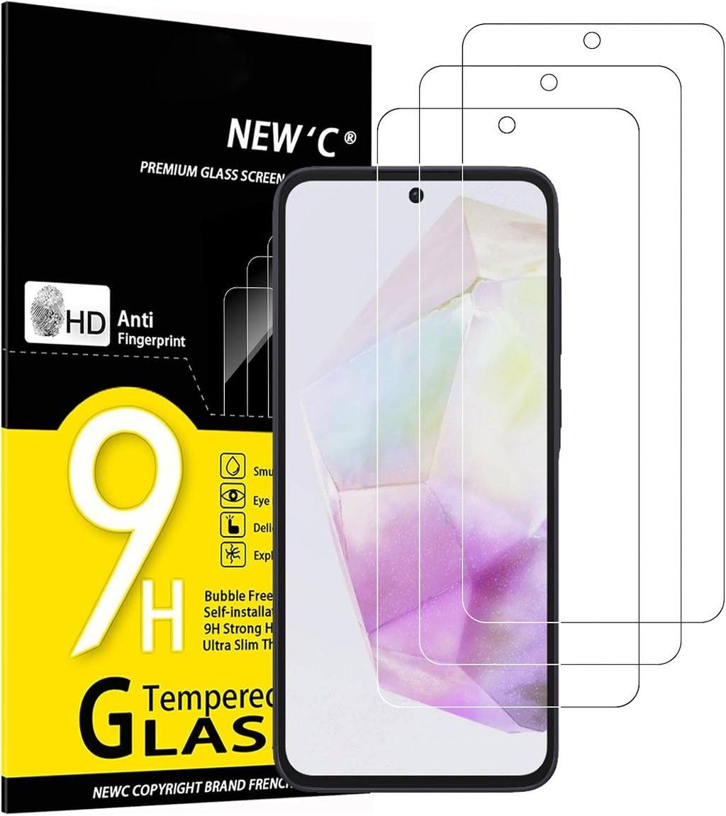 NEW'C Schutzfolie für Samsung Galaxy A35 5G für Panzerglas