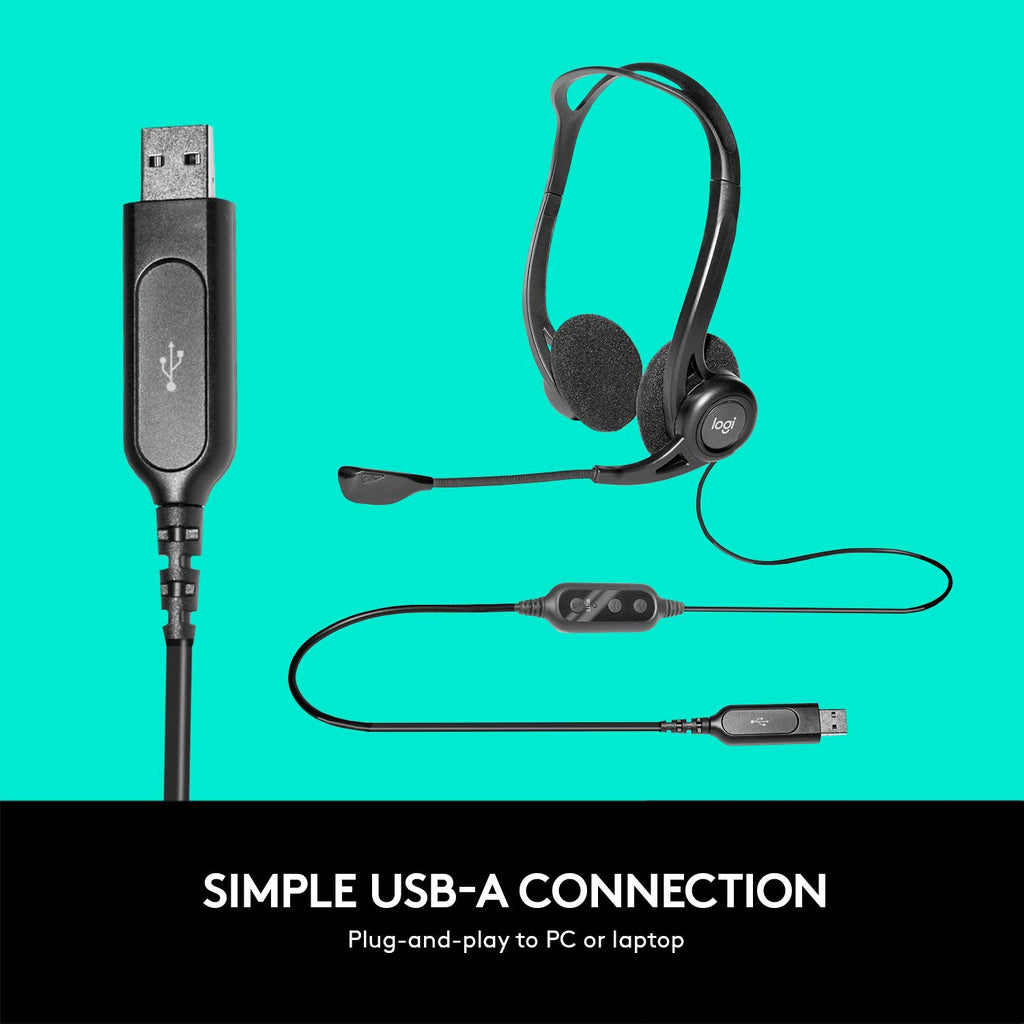 Logitech 960 Kopfhörer mit Mikrofon