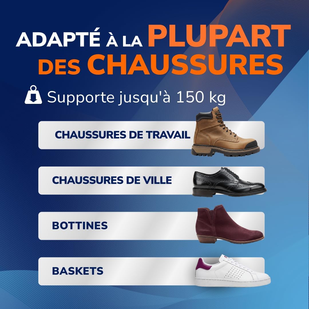 Dr. Scholl’s Orthopädische Einlegesohlen Advanced für Damen/Herren, für Arbeitsschuhe und Stiefel, lindern Plantarfasziitis, stützen Fußgewölbe und Plattfüße, stoßabsorbierend, bis zu 150 kg