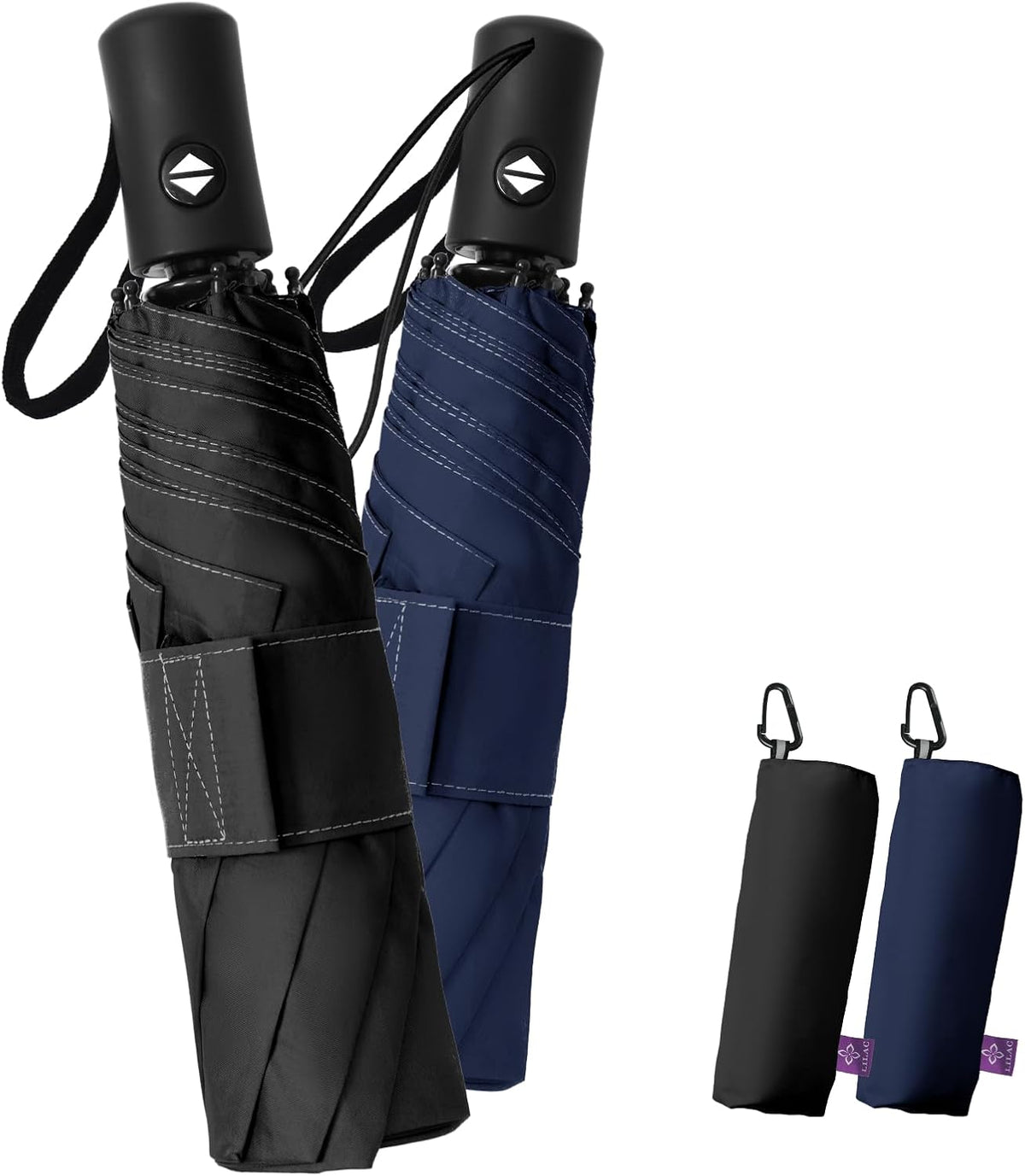LILAC Regenschirm Klein Stabil Windfest
