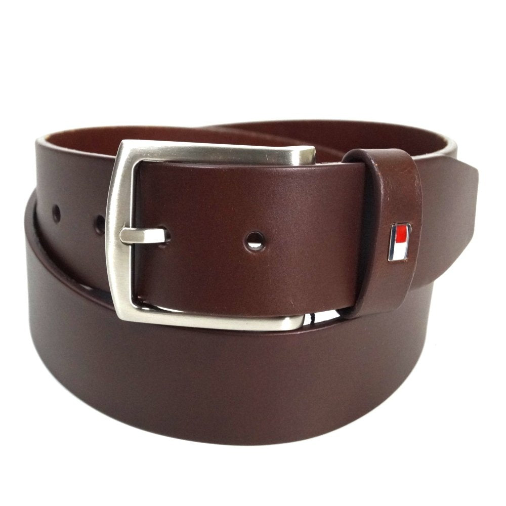Tommy Hilfiger Herren-Gürtel New Denton Belt 4.0 Ledergürtel