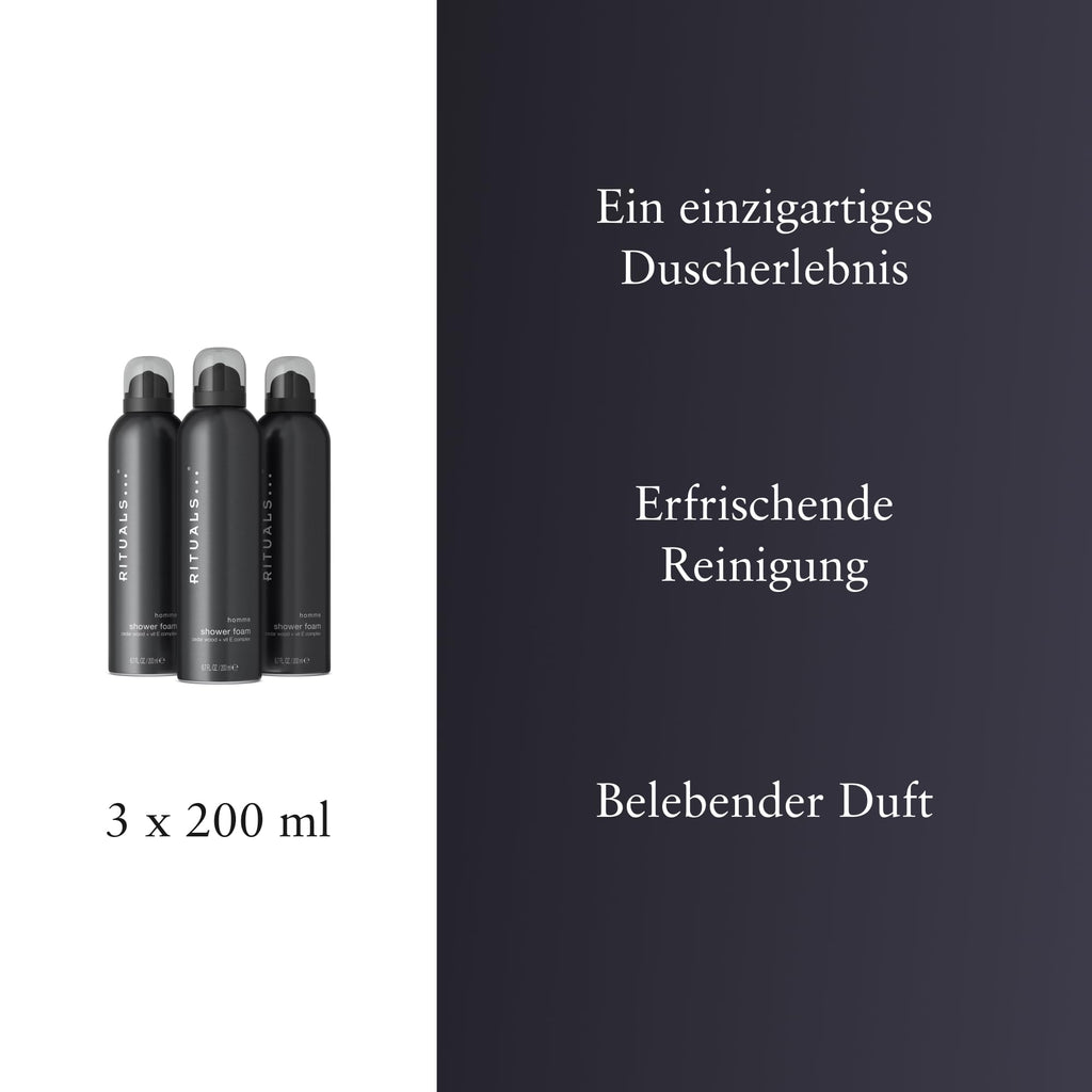 RITUALS Duschschaum Geschenkset, 3 x 200 ml