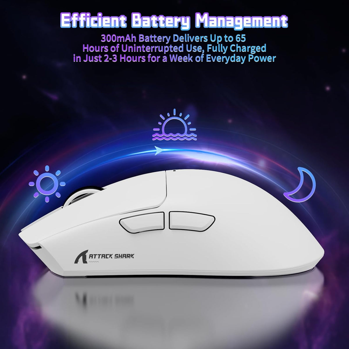 ATTACK SHARK X11SE Kabellose Gaming-Maus