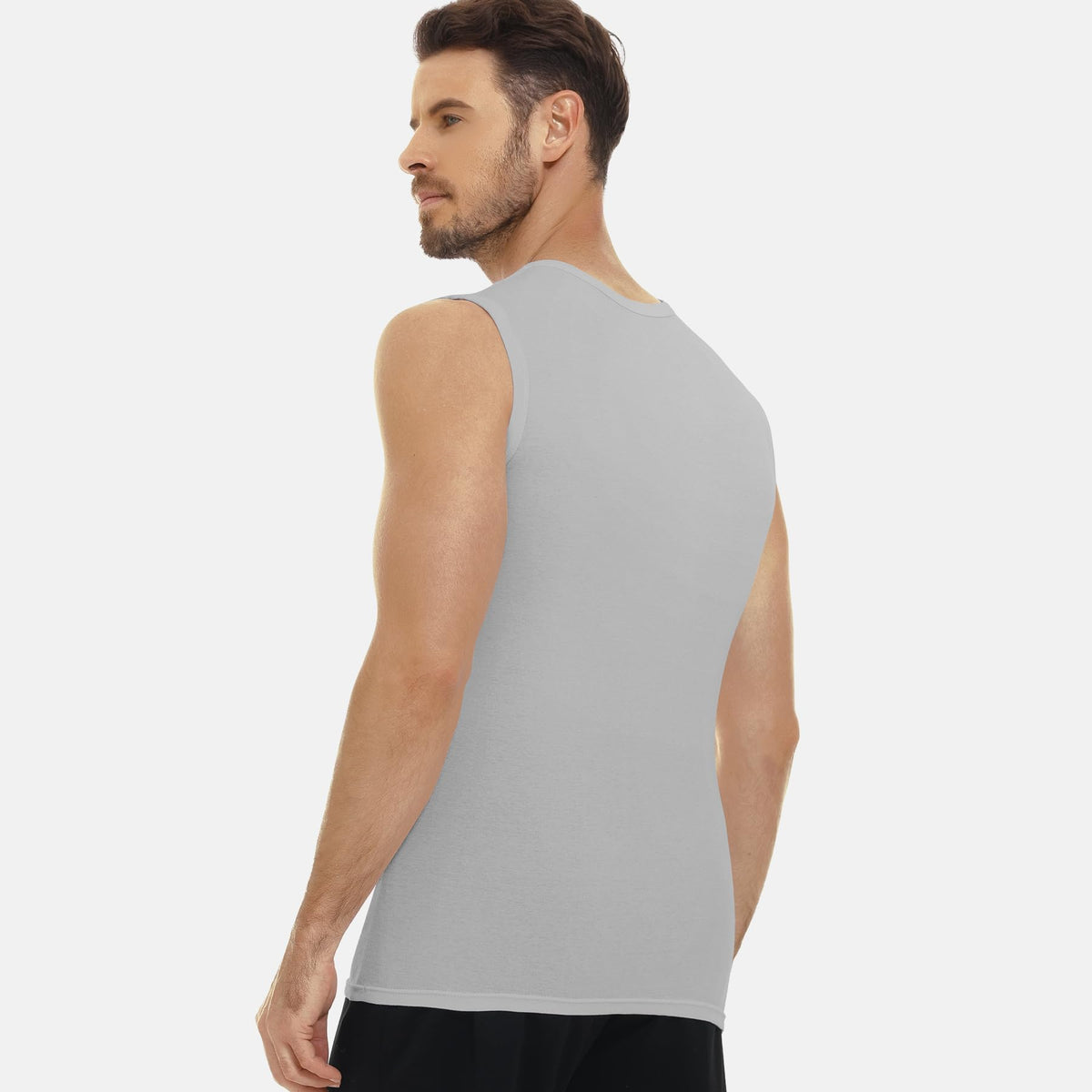FALARY 3er-/6er-Pack Herren-Unterhemd aus Baumwolle Tanktop Unterhemden S-5XL