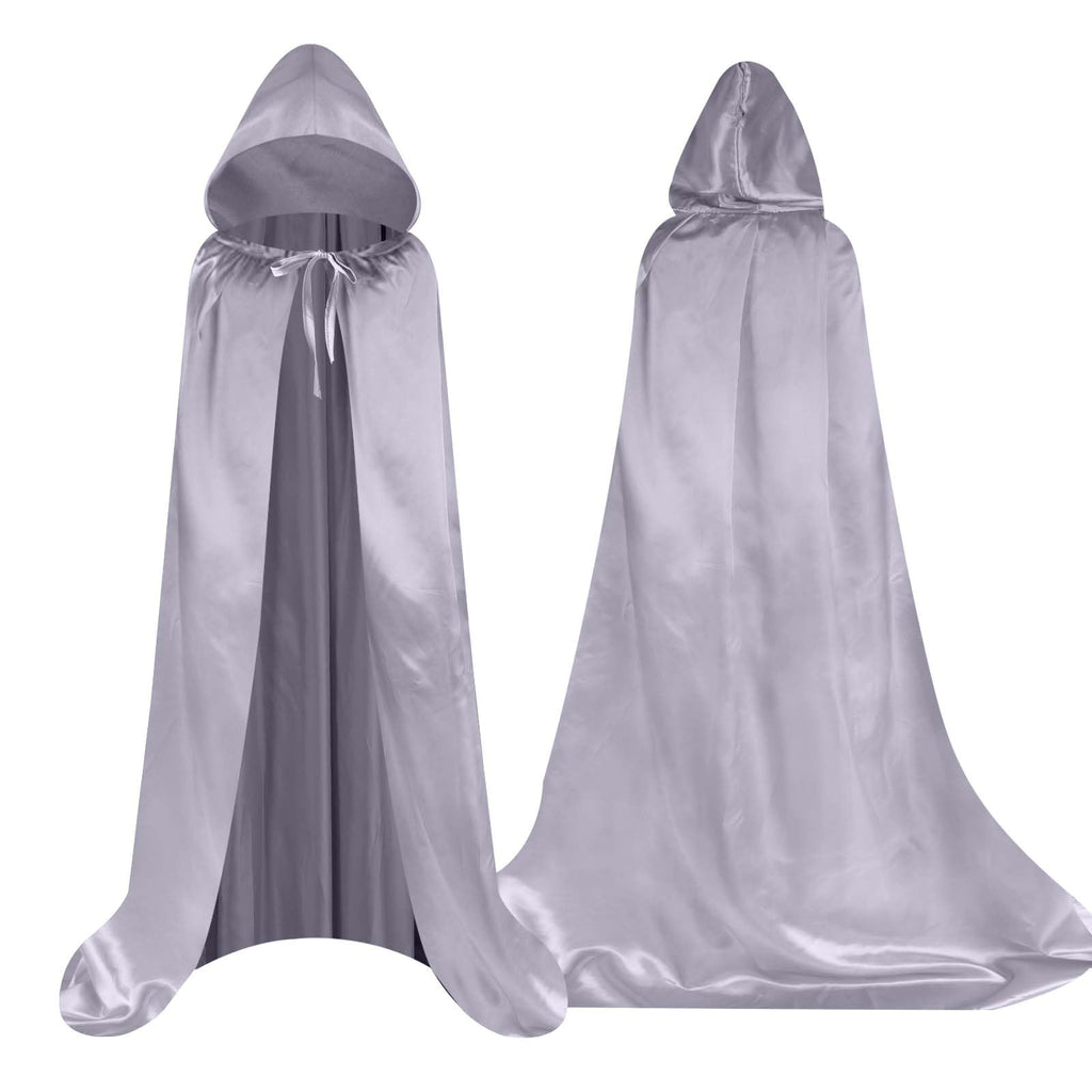 Aomig Cape à Capuchon, Déguisement Adulte Unisexe Costume, Cape Sorcier, Halloween Cosplay Costume Cape Longue Cape, Déguisement pour Halloween, Bal Masqué