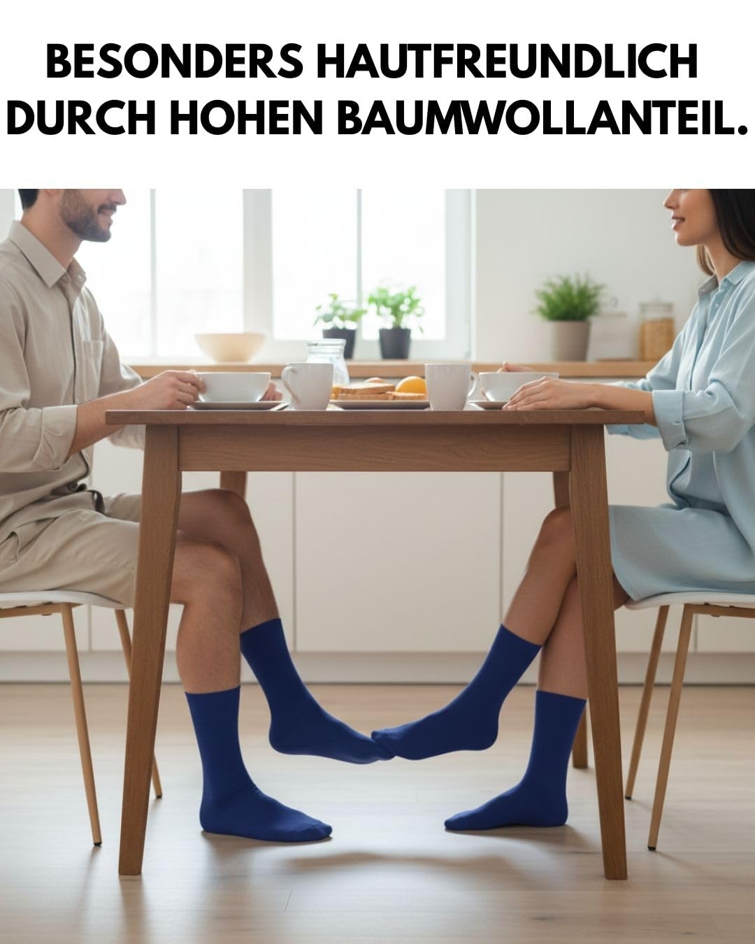 sockenkauf24 10 Paar Diabetikersocken für Herren & Damen ohne Gummibund & ohne Naht aus Baumwolle Diabetiker Socken mit Komfortbund ohne Gummi