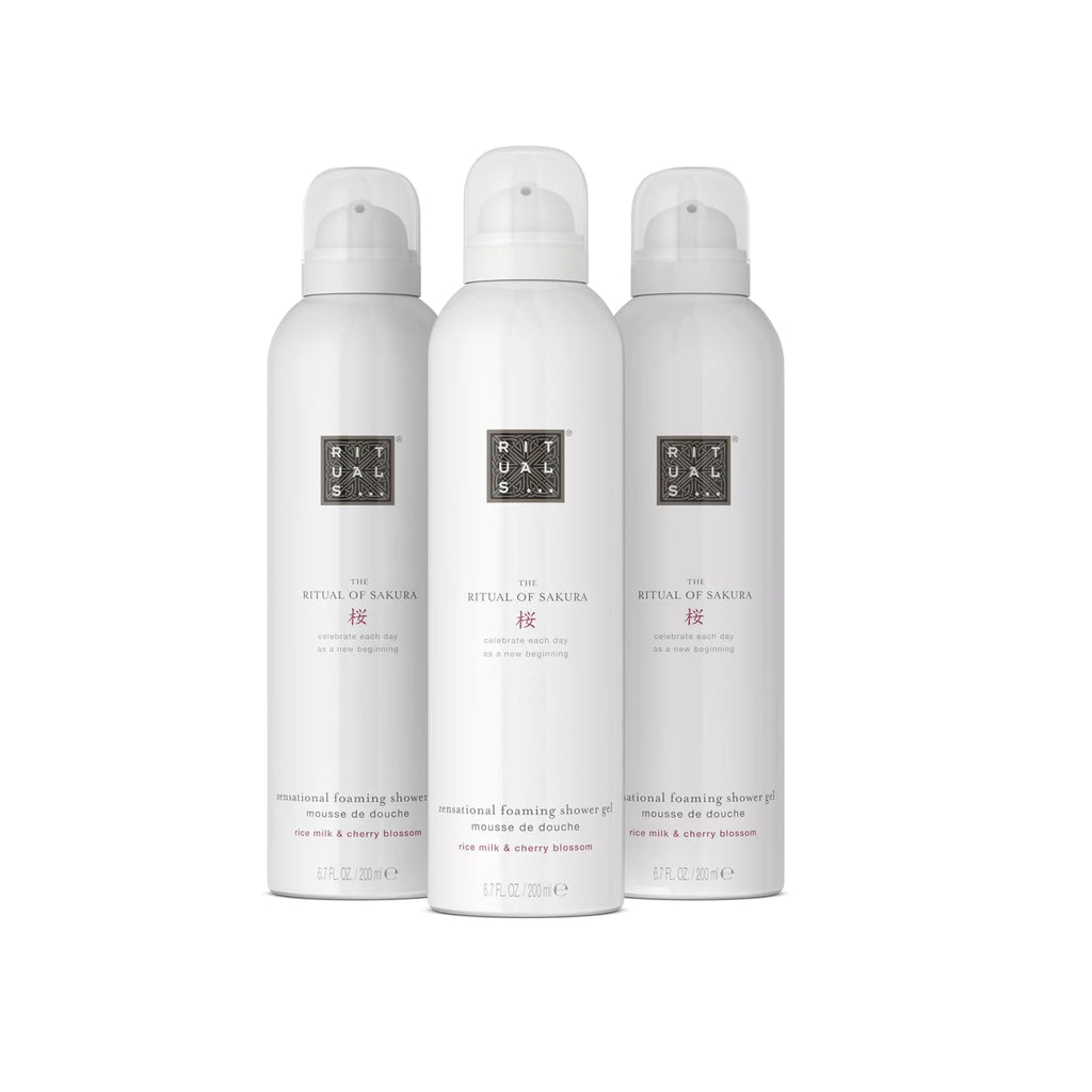 RITUALS Duschschaum Geschenkset, 3 x 200 ml