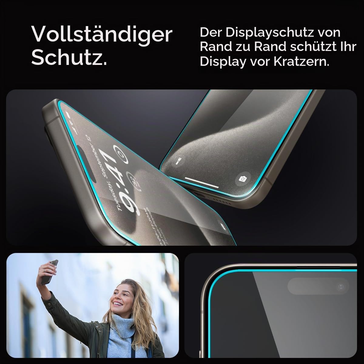 Spigen EZ Fit Schutzfolie [2 Stück] für iPhone 18 Pro, iPhone 17 Pro