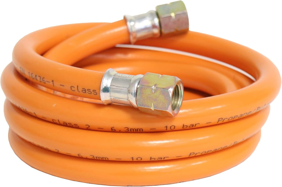 CFH Gasschlauch VS 200, 2 m Propangasschlauch, G 1/4" LH beidseitig