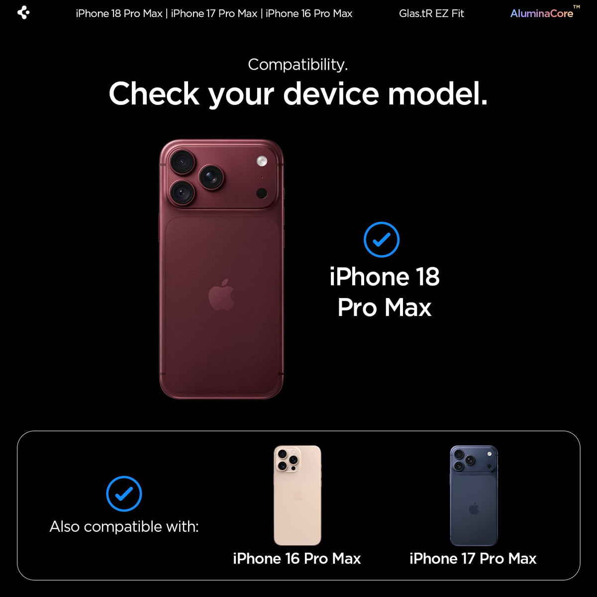Spigen EZ Fit Schutzfolie [2 Stück] für iPhone 18 Pro, iPhone 17 Pro