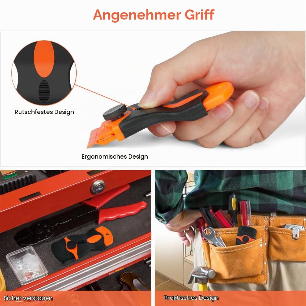 Ainiv Schaber Set, Stabiler Kochfeldschaber Schaber Küchenschaber Set