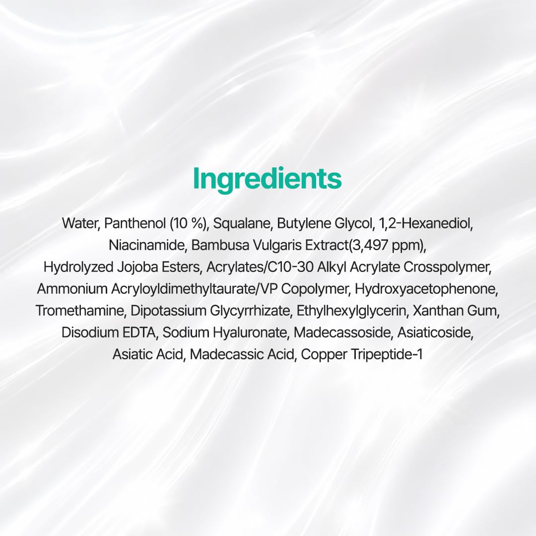 PURITO Panthenol 10% Cream für empfindliche Haut, 100 ml
