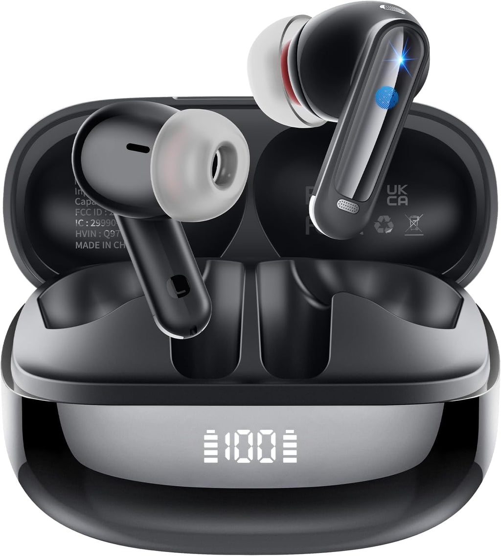 Bluetooth Kopfhörer, Kopfhörer Kabellos Bluetooth 5.4, Tiefer Bass Ohrhörer