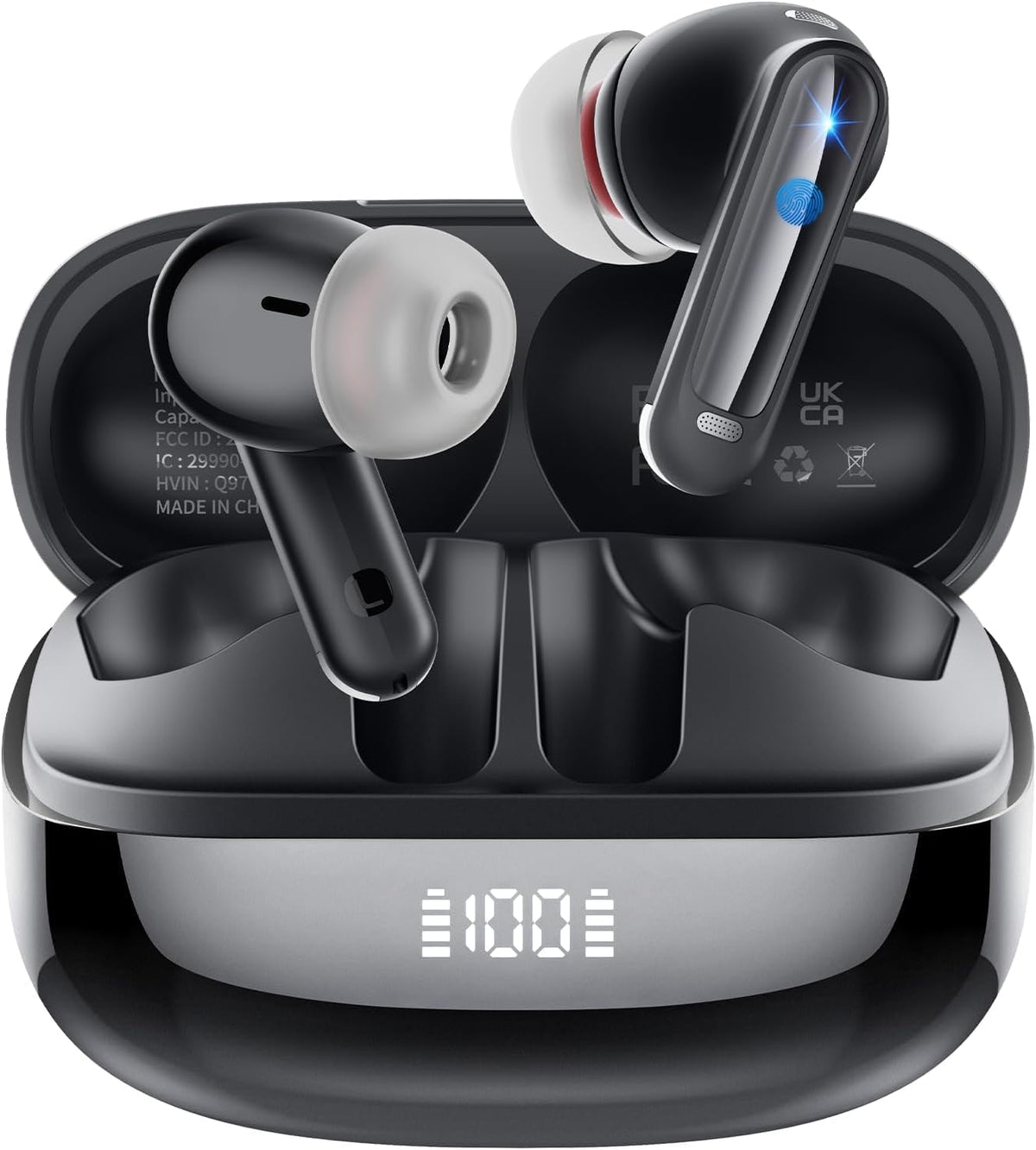 Bluetooth Kopfhörer, Kopfhörer Kabellos Bluetooth 5.4, Tiefer Bass Ohrhörer