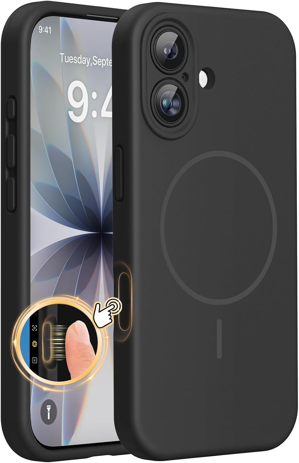 Miracase für iPhone 17 Hülle mit MagSafe, Flüssigsilikon-Hülle