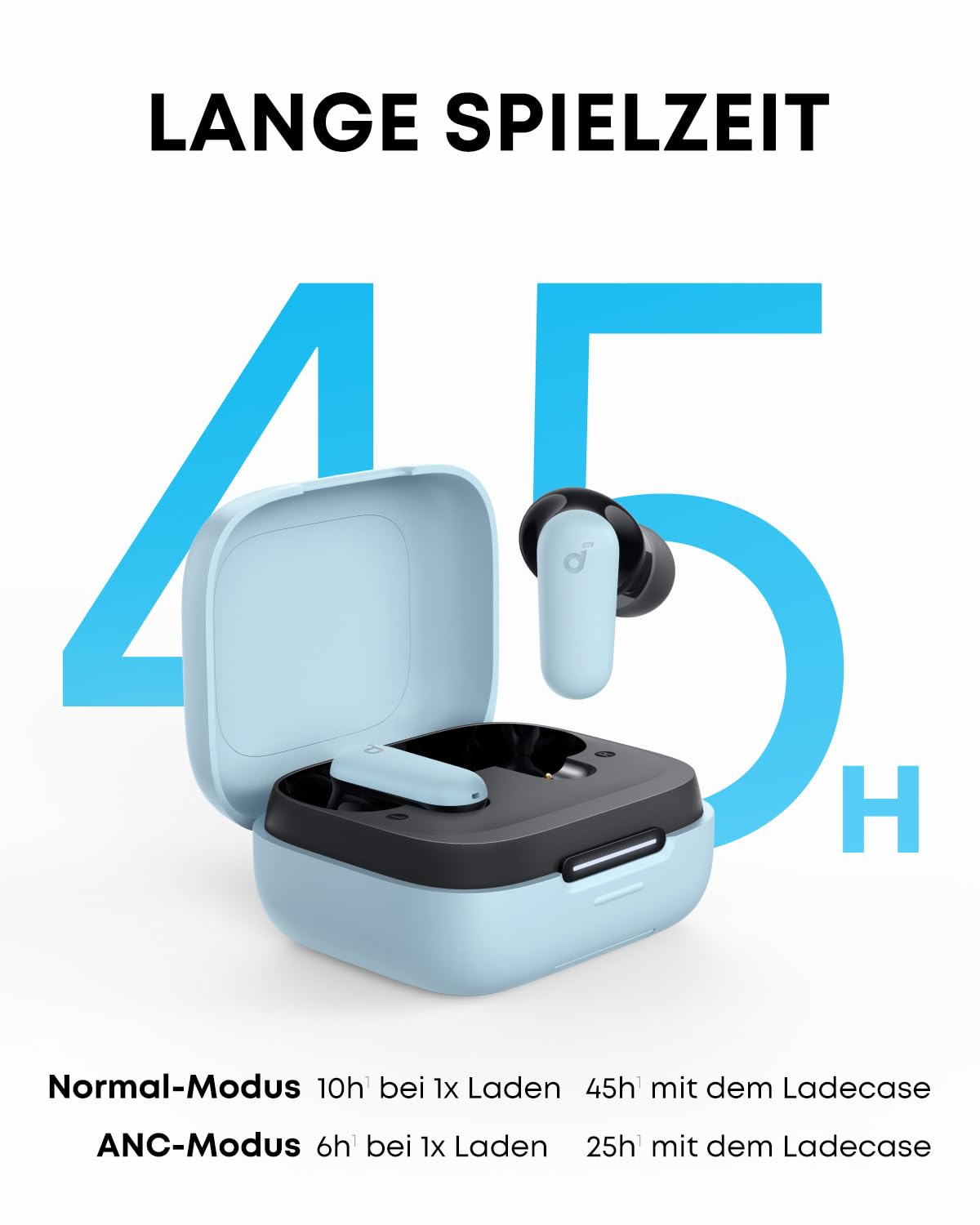 soundcore by Anker P20i Kabellose Bluetooth Kopfhörer in-Ear, 10mm Treiber
