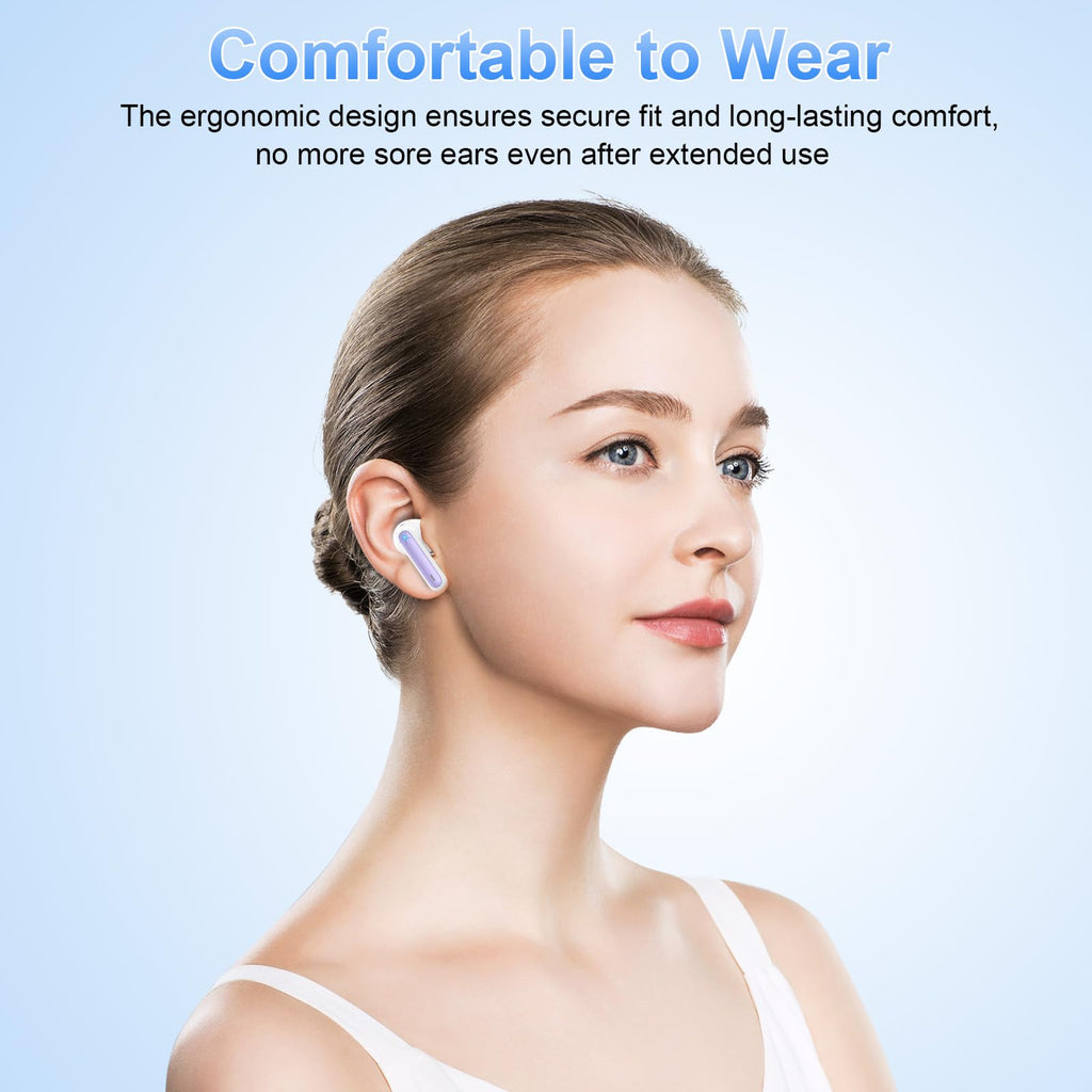 Bluetooth Kopfhörer, Kopfhörer Kabellos Bluetooth 5.4, Tiefer Bass Ohrhörer
