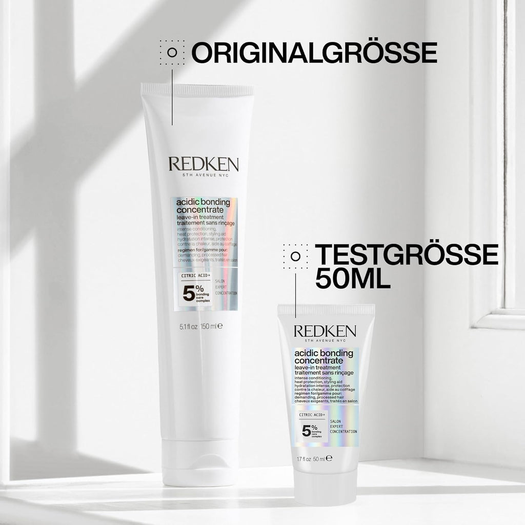 REDKEN Haarlotion mit intensivem Schutz vor Farbverlust, All-In-One Formel mit Hitzeschutz, Acidic Bonding Concentrate Leave-In Conditioner,