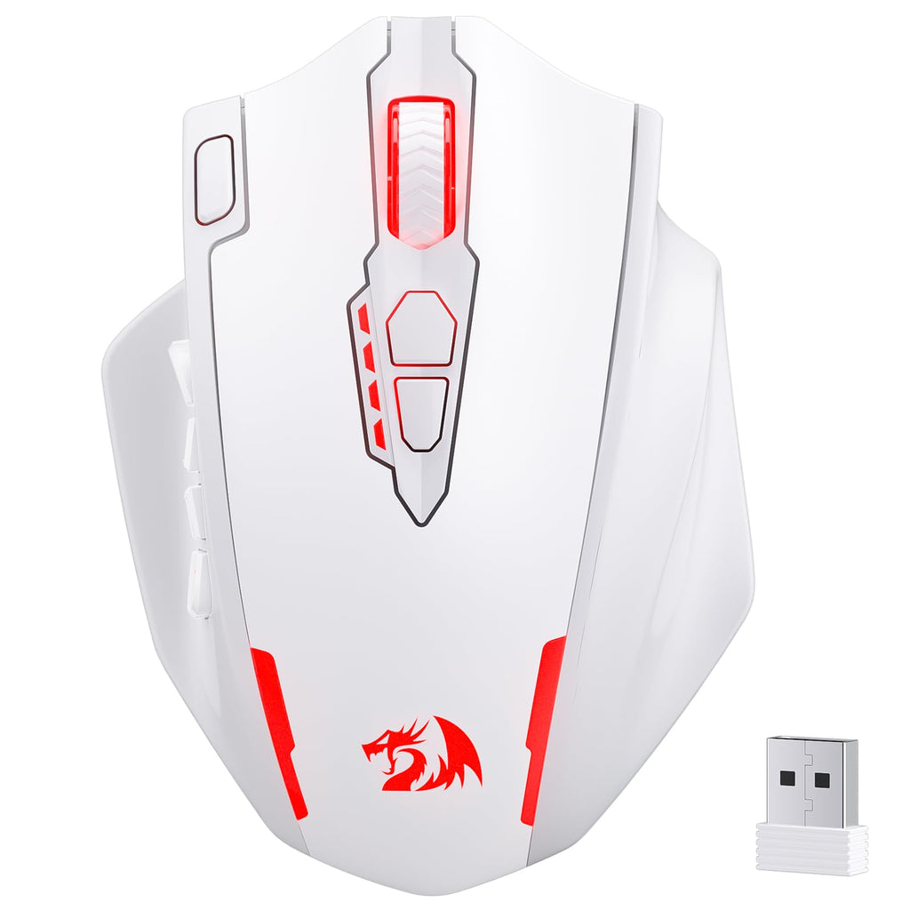 Redragon M908 Impact MMO Gaming Maus Kabelgebunden RGB 12400 DPI