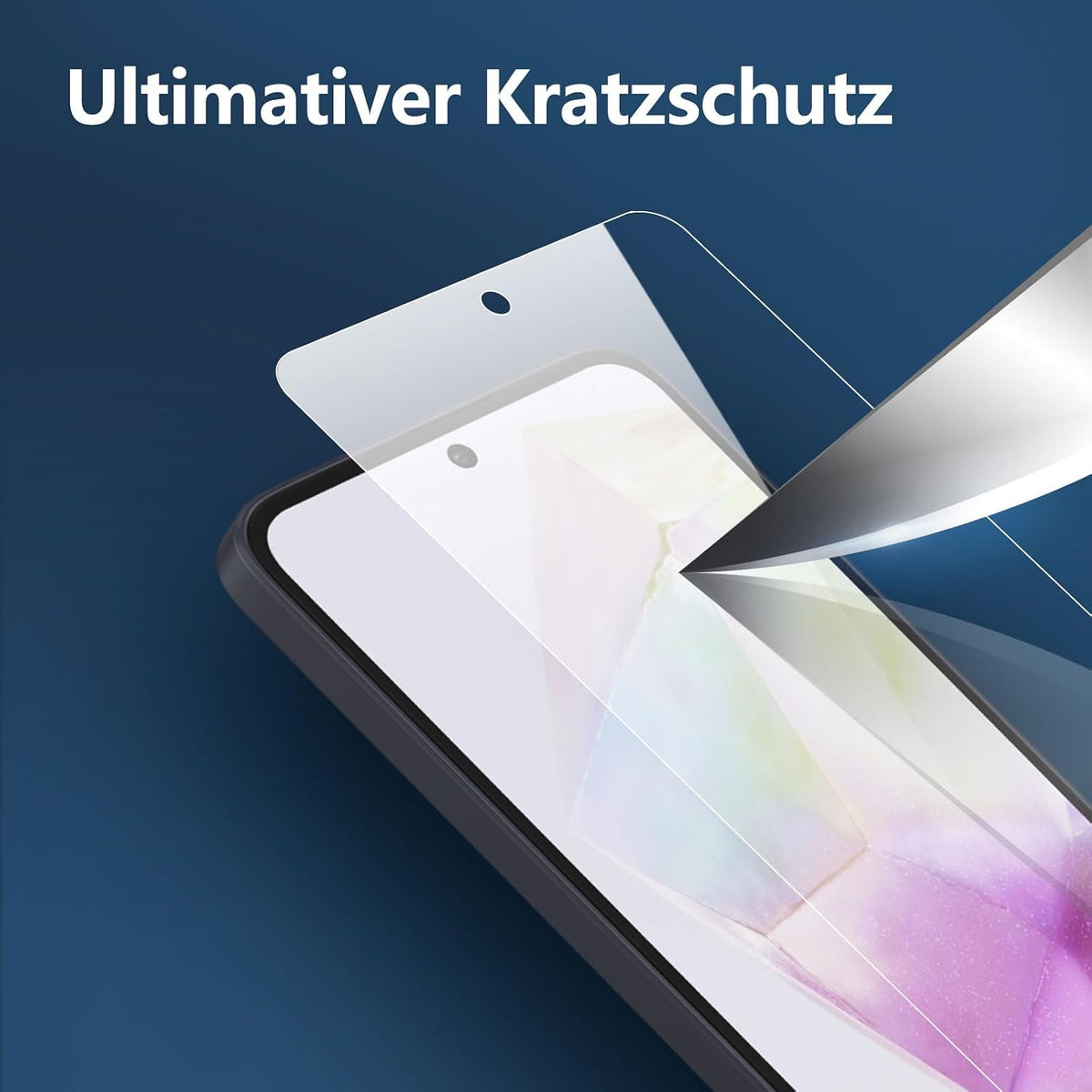 NEW'C Schutzfolie für Samsung Galaxy A35 5G für Panzerglas