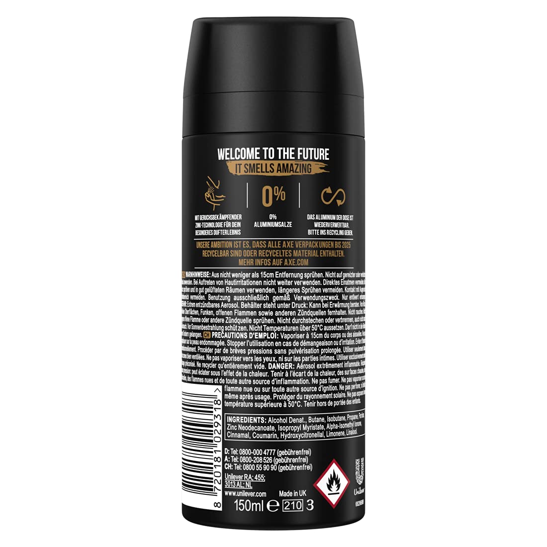 Axe Alaska Bodyspray 250 ML