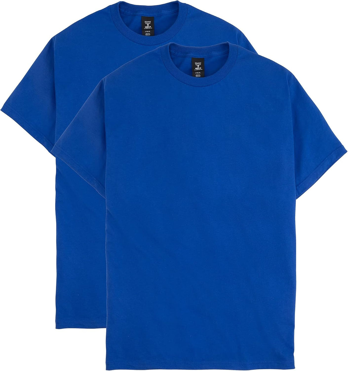 Hanes Men's Beefy-T Cotton Crewneck T-Shirt, 2-Pack, Big & Tall Sizes