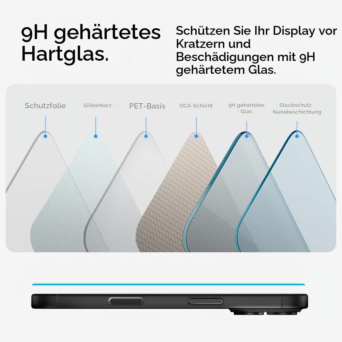 Spigen EZ Fit Schutzfolie [2 Stück] für iPhone 18 Pro, iPhone 17 Pro