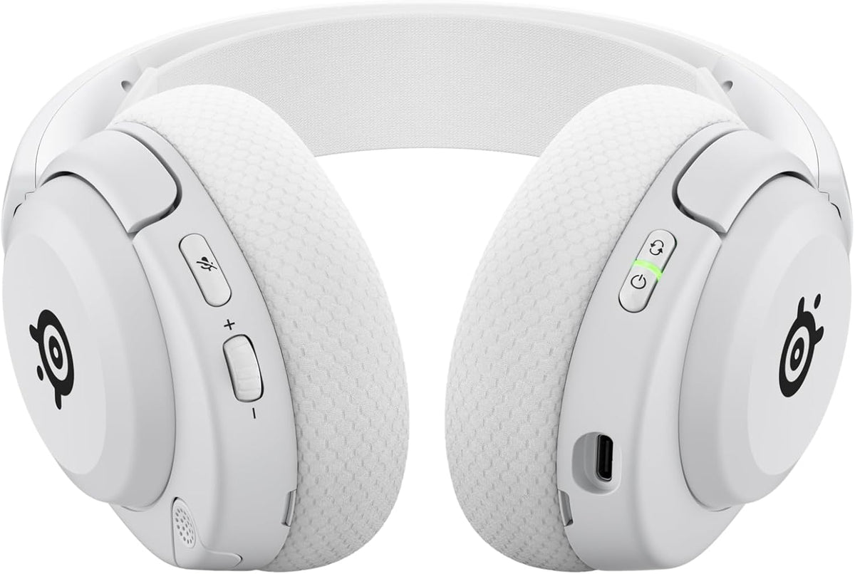 SteelSeries Arctis Nova 5 Wireless - Gaming Headset- Multi-System -PC,PS5 - Magnetische Neodym-Treiber -Über 100 Audio Presets - 60H Akkulaufzeit - 2,4 GHz oder BT-ClearCast Gen2.X-Mik -Weiß