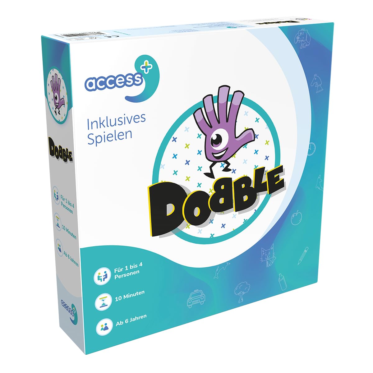 Asmodee, Dobble Bundesliga, rasantes Familienspiel, Deutsch