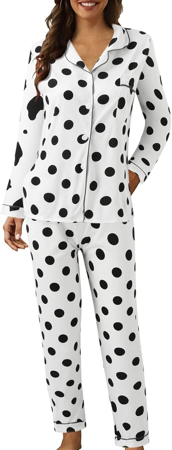 Christmas Pyjamas Women 2026 2 Ladies Pieces Fluffy Pjs Matching Christmas Womens Pyjamas Long Sleeve Xams Plus Size Fashion Autumn Winter Nightwear Lounge Wear Sets for Women UK