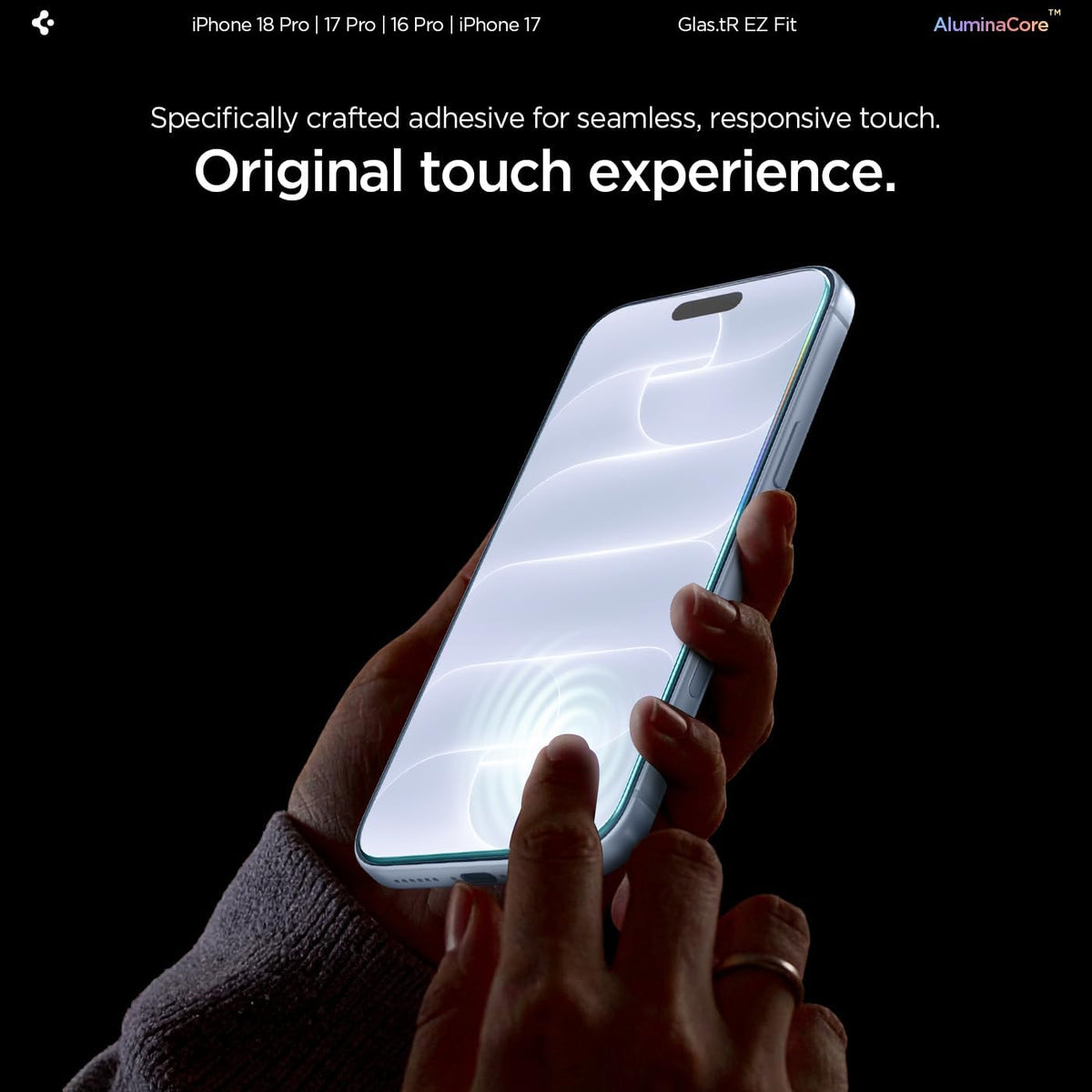Spigen EZ Fit Schutzfolie [2 Stück] für iPhone 18 Pro, iPhone 17 Pro