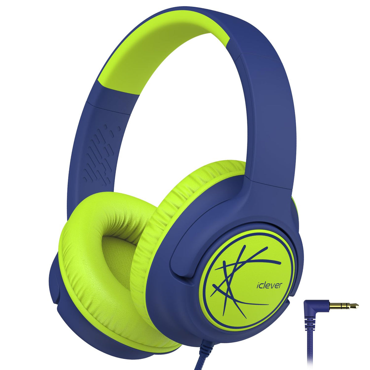 iClever HS26 Kopfhörer Kinder mit 3,5 mm Kabel für Schule/Tablet/Reisen