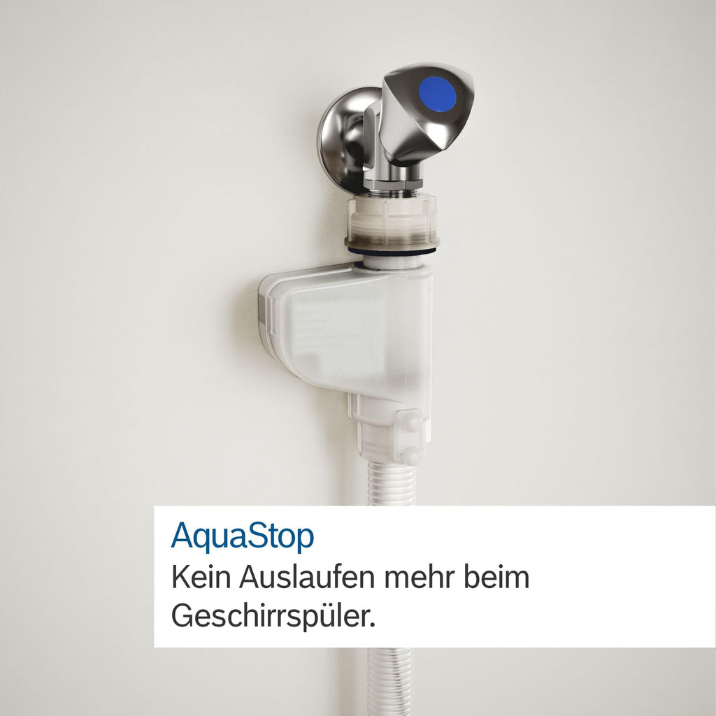 Bosch SMU4EVS08E, Serie 4, Smarter Unterbau-Geschirrspüler 60 cm, Besteckschublade, Spülmaschine mit Programmassistent, besonders Leise, höhenverstellbarer Oberkorb, Automatische Türöffnung, Edelstahl