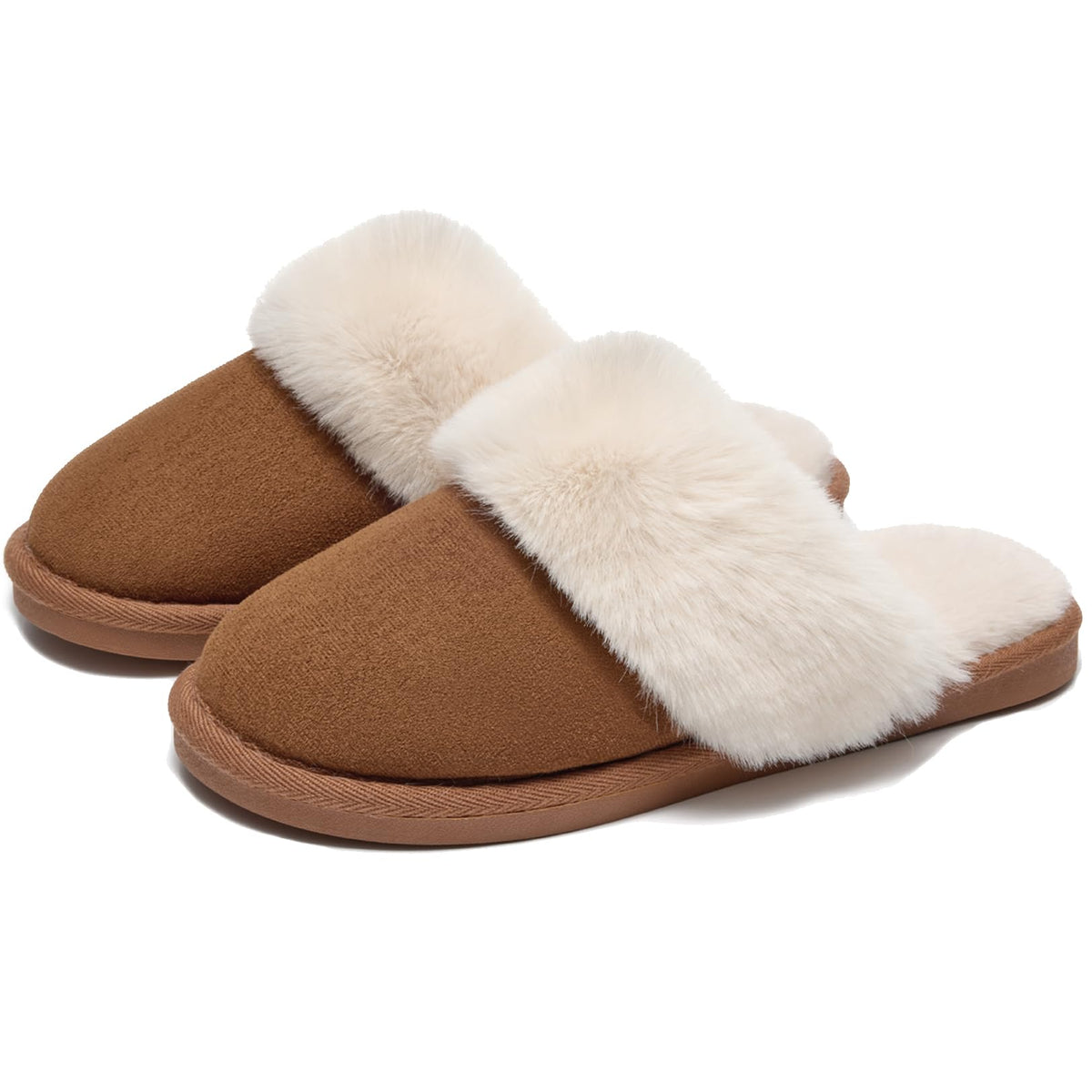 Misolin Chaussons Femme Homme Hiver Chaudes Maison Mémoire Mousse Pantoufle