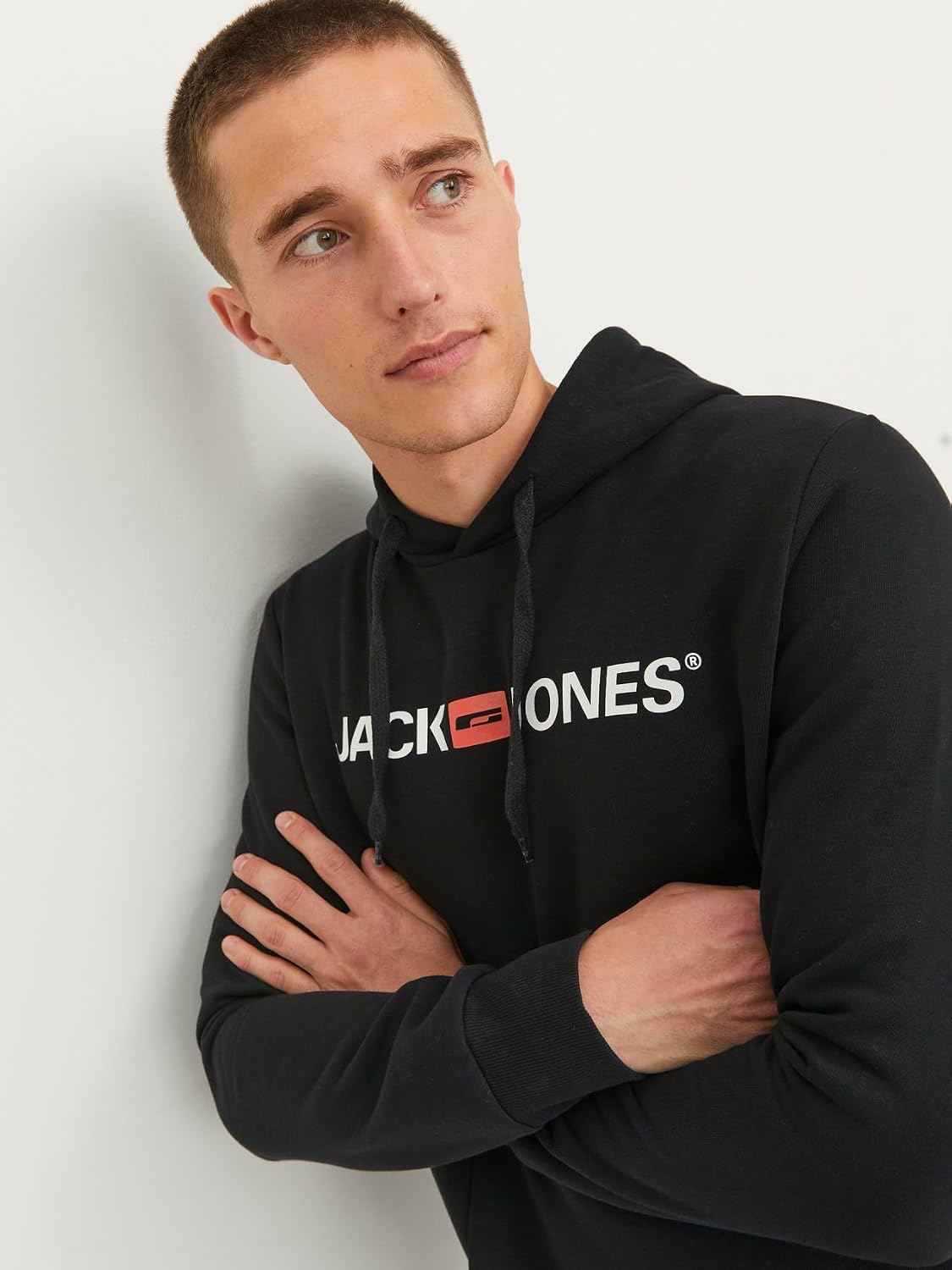 JACK & JONES Herren Kapuzenpullover mit Logo