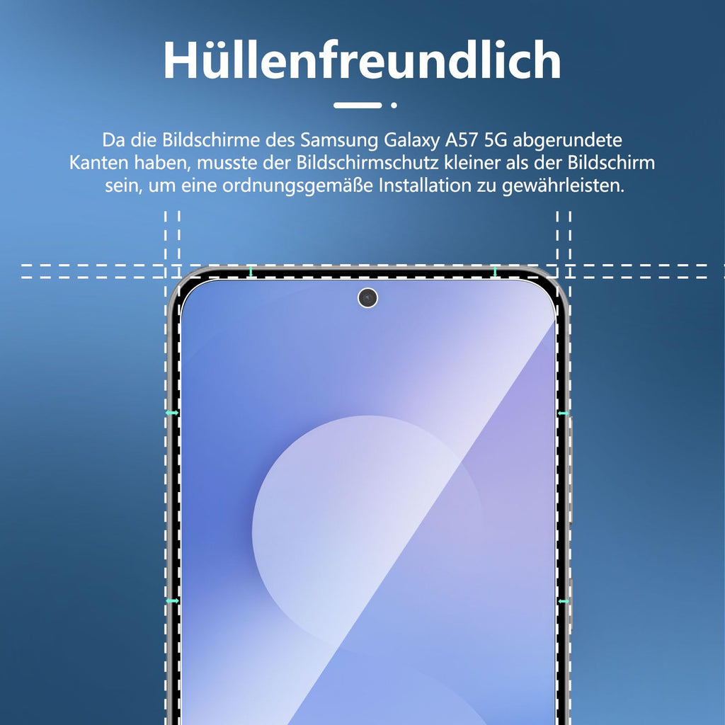NEW'C Schutzfolie für Samsung Galaxy A35 5G für Panzerglas
