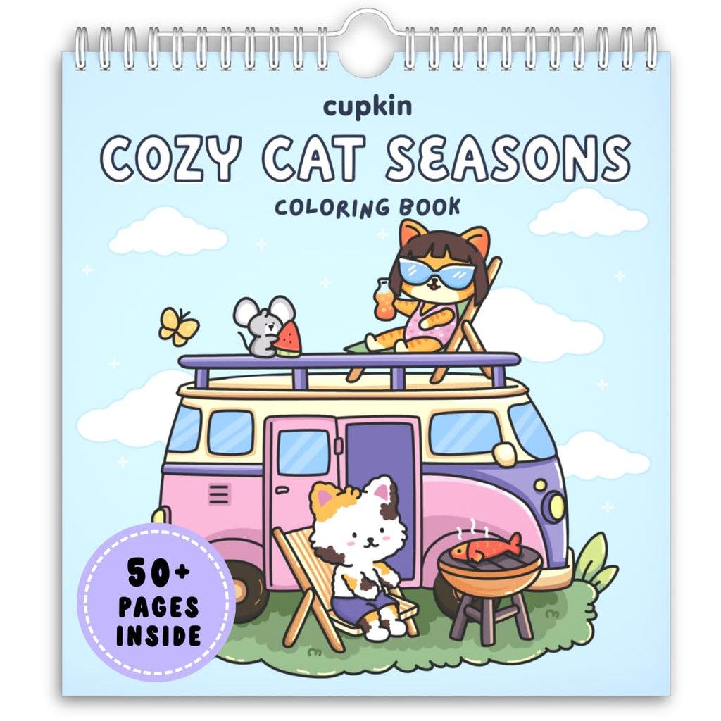 Cupkin Animal Habitats Sticker Book | 12 Coloring & Activity, 500+ Stickers