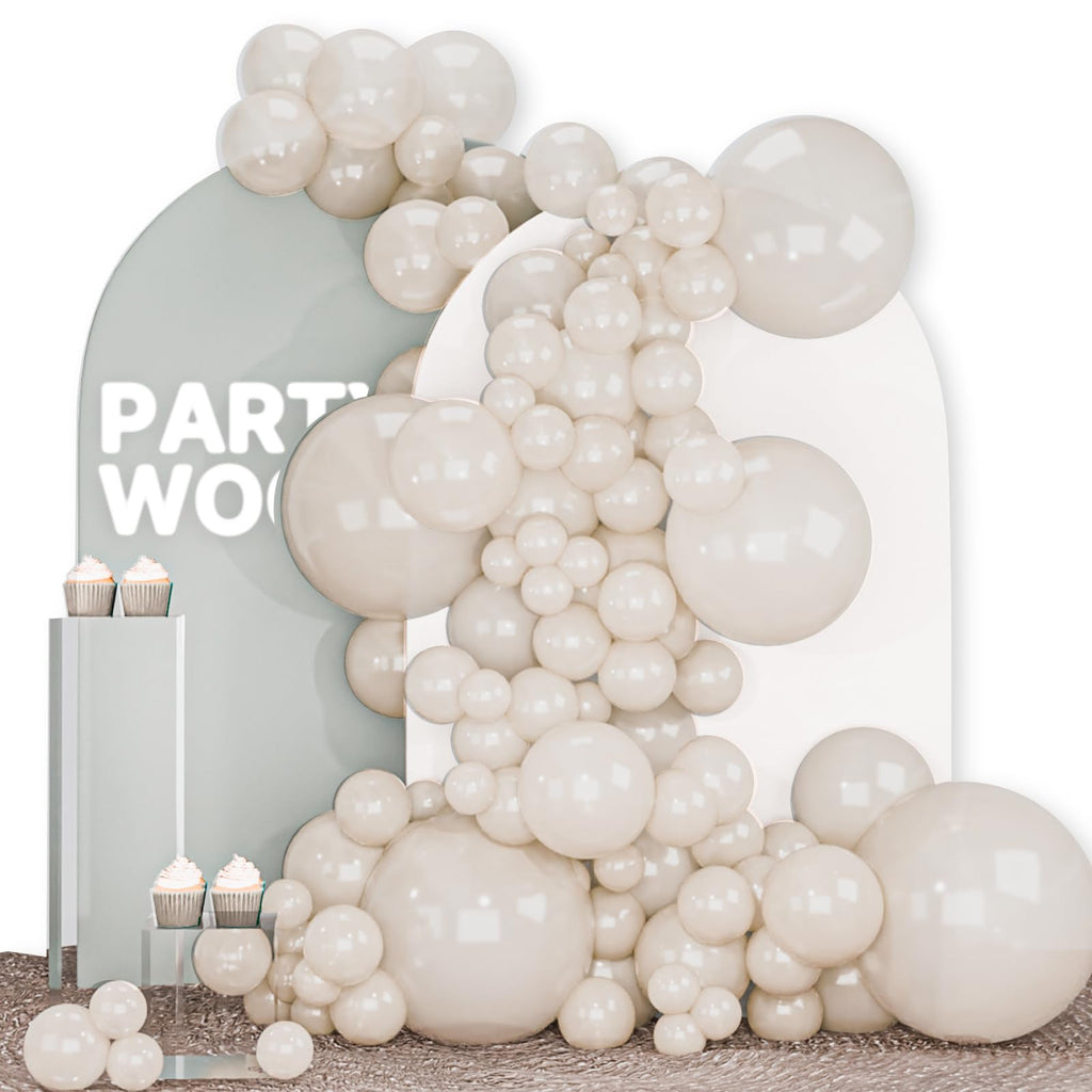 PartyWoo Black Balloons 140pcs Different Sizes of 18 12 10 5 Inch