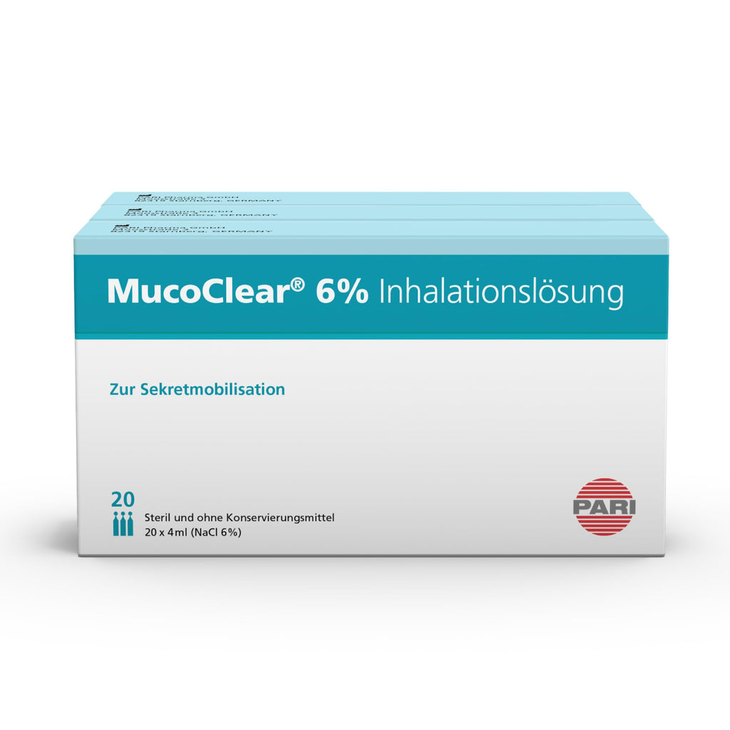 PARI NaCl 0,9% Inhalationslösung - isoton (0,9% Kochsalz),60 x 2,5 ml